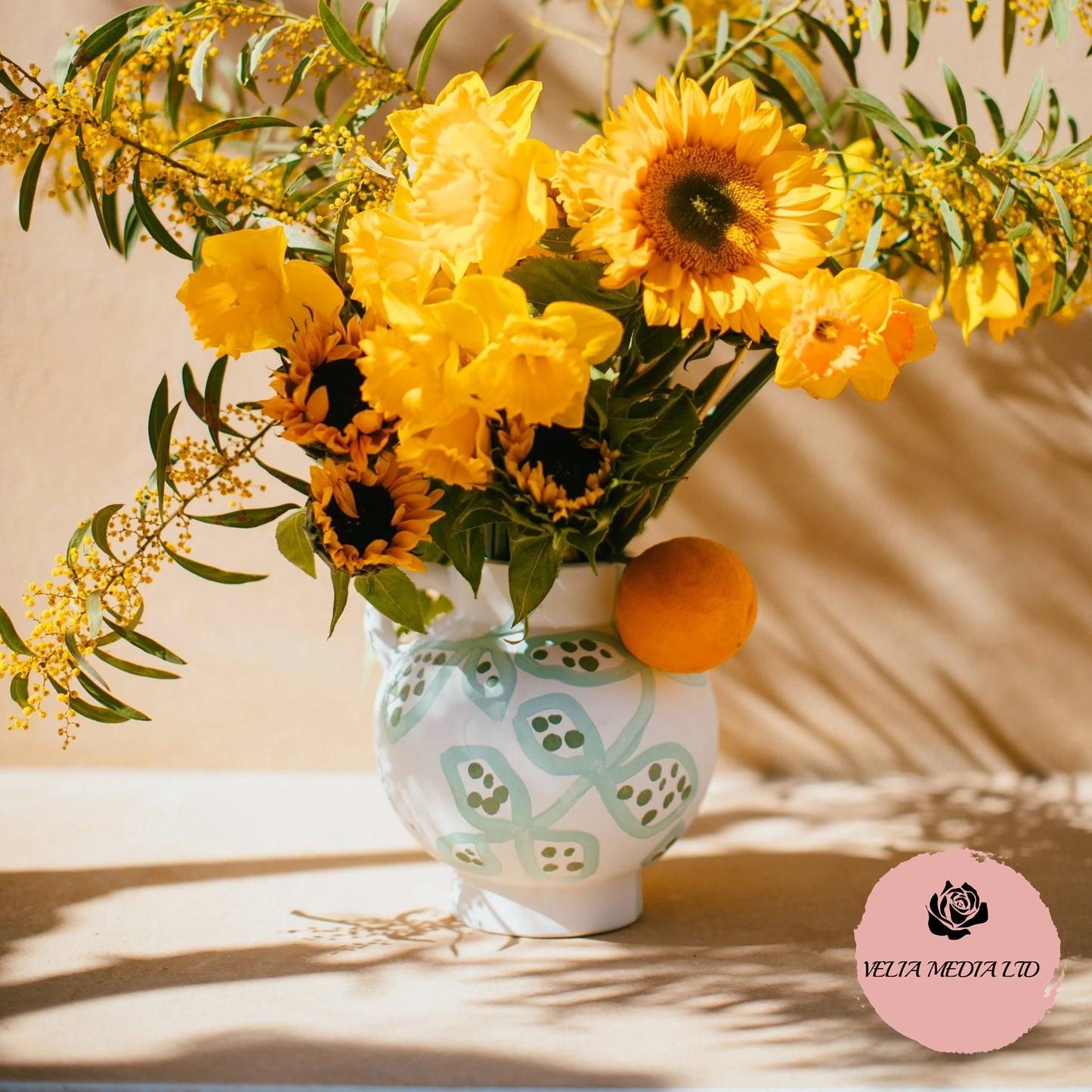 VELIA Begonia Short Vase