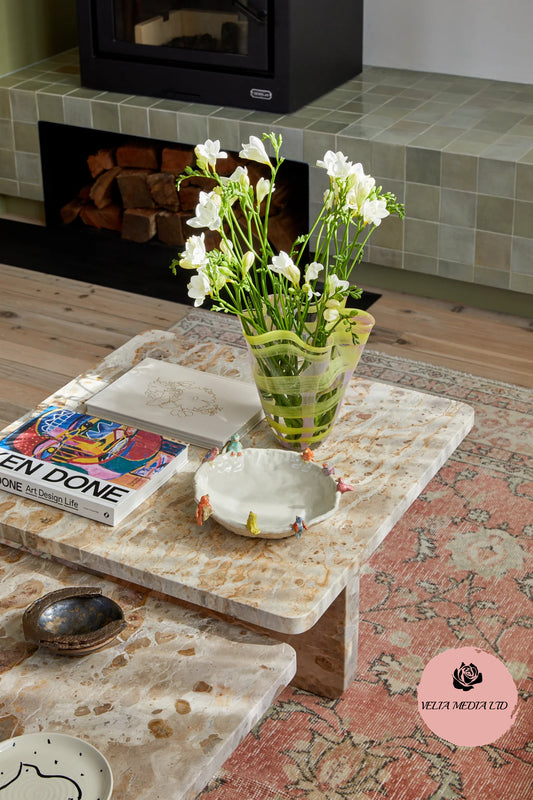VELIA Vivid Check Vase