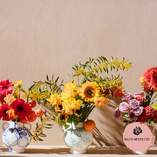 VELIA Begonia Short Vase
